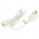 Extension lead | Sockets: 1 | white | 3m | 16A фото 1