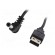 Cable | USB A plug,DC 5,5/2,5 plug | black | 0.5m | Core: Cu image 2