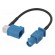 Antenna adapter | Fakra socket,Fakra plug | straight,angled paveikslėlis 1