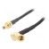 Cable | 1m | SMB male,SMB female | shielded | black | angled,straight фото 2