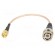 Cable | 50Ω | 0.15m | BNC plug,SMA male | shielded | transparent | 6" image 2