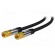 Cable | 75Ω | 3m | coaxial 9.5mm plug,both sides | black image 1