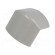 Outside corner | Colour: grey | Mat: ABS | UL94HB | Application: RD-40 image 1