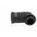 90° angled connector | Thread: metric,outside | polyamide 6 | black фото 3