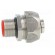 Straight terminal connector | 1/2" | Thread: metric,outside фото 7