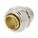 Straight terminal connector | Thread: metric,inside | brass | IP40 image 1