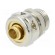 Straight terminal connector | Thread: metric,inside | brass | IP40 фото 1