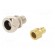 Straight terminal connector | Thread: metric,outside | brass | IP65 фото 2