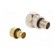 Straight terminal connector | Thread: metric,outside | brass | IP65 фото 4