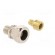 Straight terminal connector | Thread: metric,outside | brass | IP65 фото 8