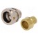 Straight terminal connector | Thread: metric,outside | brass | IP65 image 1