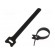 Hook and loop fastener | L: 135mm | W: 12mm | black | 20pcs | Ømax: 33mm image 2