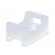 Screw mounted clamp | polyamide | natural | B: 3mm | H: 7mm | L: 15mm image 2