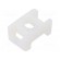 Screw mounted clamp | polyamide | natural | B: 6.3mm | H: 9mm | L: 23mm image 2