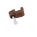 Holder | brown | for flat cable,OMYp 2x0,5 | 50pcs | with a nail paveikslėlis 10
