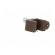 Holder | brown | for flat cable,YDYp 2x1,5 | 50pcs | with a nail image 4