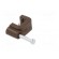 Holder | brown | for flat cable,YDYp 2x1,5 | 50pcs | with a nail paveikslėlis 8