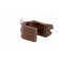Holder | brown | Application: on round cable | 50pcs | with a nail image 4