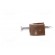 Holder | brown | on round cable | 50pcs | with a nail | 7mm image 3