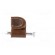 Holder | brown | on round cable | 50pcs | with a nail | 7mm image 7