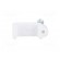 Holder | white | for flat cable | 50pcs | with a nail | H: 8.2mm image 5