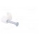 Holder | white | Application: OMYp 2x0,5,for flat cable | 100pcs. image 8