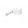 Holder | white | Application: SMYp 2x0,75,for flat cable | 100pcs. image 2
