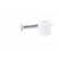Holder | white | Application: SMYp 2x0,75,for flat cable | 100pcs. image 3