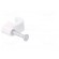 Holder | white | Application: SMYp 2x0,75,for flat cable | 100pcs. image 8