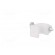Holder | white | for flat cable,YDYp 2x2,5 | 25pcs | with a nail image 4