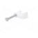 Holder | white | Application: YDYp 3x1,for flat cable | 100pcs. image 2