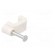 Holder | white | Application: YDYp 3x1,for flat cable | 25pcs. image 8