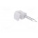 Holder | white | Application: on round cable | 100pcs | with a nail фото 4