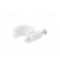 Holder | white | on round cable | 100pcs | with a nail | 8mm image 6