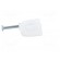 Holder | white | Application: on round cable | 100pcs | with a nail image 3