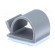 Self-adhesive cable holder | PVC | grey | 13.2mm image 8