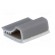 Self-adhesive cable holder | PVC | grey image 4