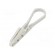 Cable strap clip | ØBundle : 3÷13mm | W: 4mm | polyamide | light grey image 1