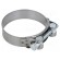 T-bolt clamp | W: 24mm | Clamping: 80÷85mm | chrome steel AISI 430 paveikslėlis 1