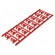 Markers | 3.5÷7mm | polyamide 66 | red | -40÷100°C | snap fastener | SFC image 2