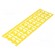 Markers | 4÷6mm | polyamide 66 | yellow | -40÷100°C | snap fastener paveikslėlis 1