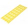 Markers | 4÷6mm | polyamide 66 | yellow | -40÷100°C | snap fastener image 2