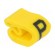 Markers for cables and wires | Label symbol: P | 2÷5mm | PVC | yellow image 1