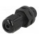 Cable gland | IP68 | polyamide | black | push-in | Ømount.hole: 12.3mm image 1