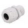 Cable gland | with long thread | PG16 | IP68 | Mat: polyamide | grey image 2
