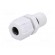 Cable gland | with long thread | PG7 | IP68 | Mat: polyamide | grey image 2