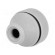 Grommet | Ømount.hole: 16mm | elastomer thermoplastic TPE | grey image 1