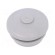 Grommet | TPE (thermoplastic elastomer) | grey | Holes no: 1 | UL94HB image 1