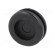 Grommet | with bulkhead | Ømount.hole: 19mm | Øhole: 16mm | PVC | black paveikslėlis 2