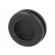 Grommet | with bulkhead | Ømount.hole: 19mm | Øhole: 16mm | PVC | black paveikslėlis 6